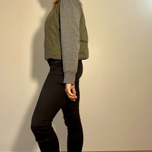 Army green fall vest size medium